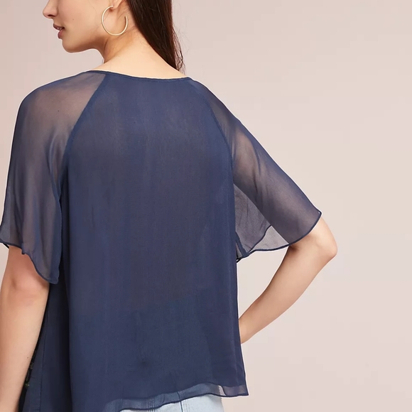 Ranna Gill Anthropologie Ikebana Blouse, Sz M - Picture 11 of 11